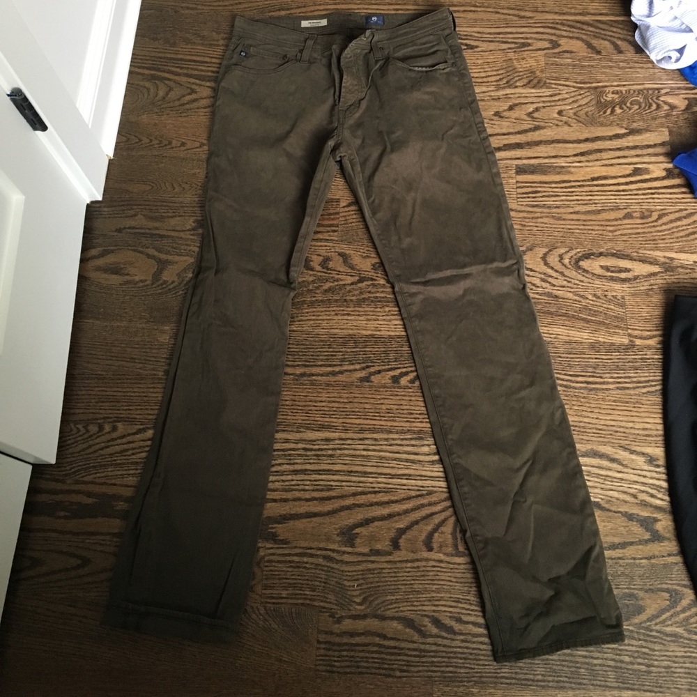 Men’s olive pants, worn once